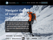 Tablet Screenshot of foghornlabs.com